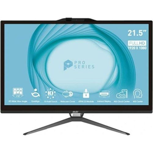 Msi Pro Ap222t-208es 22´´ I3-13100/8gb/256gb Ssd All-in-one-pc Durchsichtig One Size / EU Plug 220V Durchsichtig One Size
