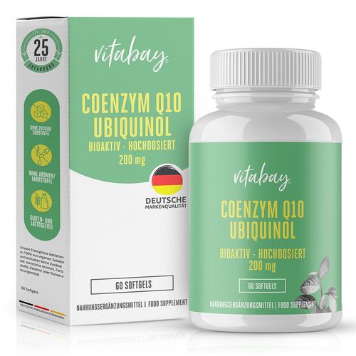 COENZYM Q10 UBIQUINOL 200 mg hochdosiert Weichkps. 60 St