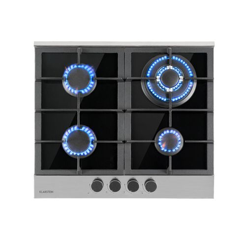 Alchemist 4 Zonen Gaskochfeld Aluminium-Brenner Glaskeramik schwarz