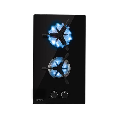 Trifecta Domino Gaskochfeld 2-flammig Triangle-Brenner Glaskeramik