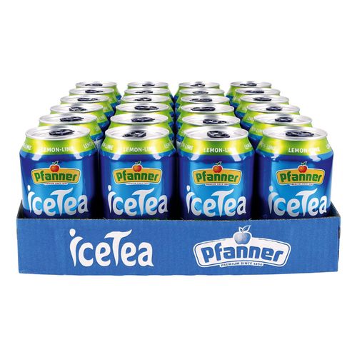 Pfanner Eistee Lemon-Lime 0,33 Liter Dose, 24er Pack