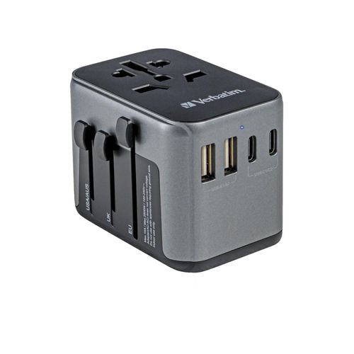 Verbatim Universal-Reiseadapter – Weltweit nutzbarUSB-C