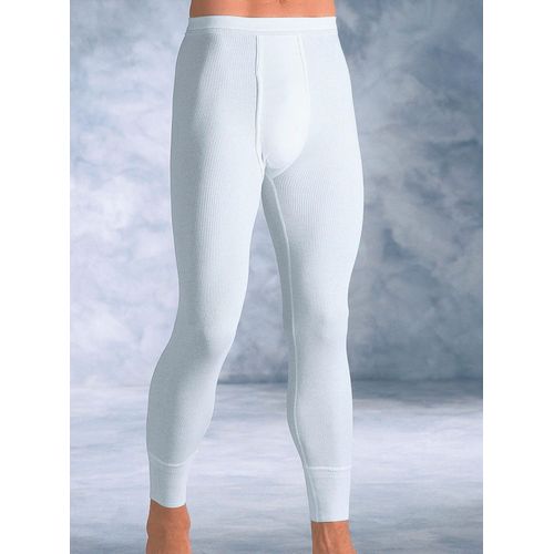 Lange Unterhose CONTA, Herren, Gr. 6, Doppelripp, weiß, 100% Baumwolle, Unterhosen