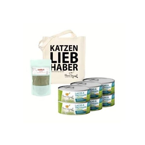 I love my cat Futterset Katzenfutter Nass mit Lachs und Truthahn für Katzen mit Gewichtsproblemen