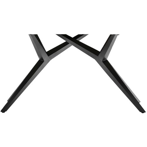 Tischbein SIT, grau (antikschwarz), B:86cm H:72cm T:71cm, Tischbeine, extravagante Form