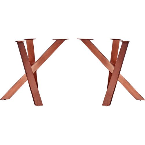 Tischbein SIT, braun (antikbraun), B:90cm H:72cm T:60cm, Tischbeine, extravagante Formen