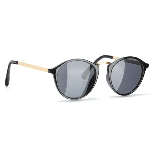 Sonnenbrille LASCANA, Damen, schwarz, modisch,casual, Brillen, runde Sonnenbrille, getönte Gläser mit UV Schutz, Damenbrille