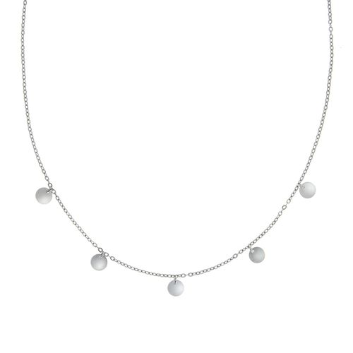 Zeeme Silber Halskette 925 Sterling Silber rhodiniert