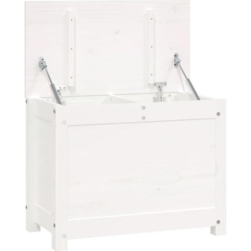 Prolenta Premium - Truhe Weiß 60x32x45,5 cm Massivholz Kiefer