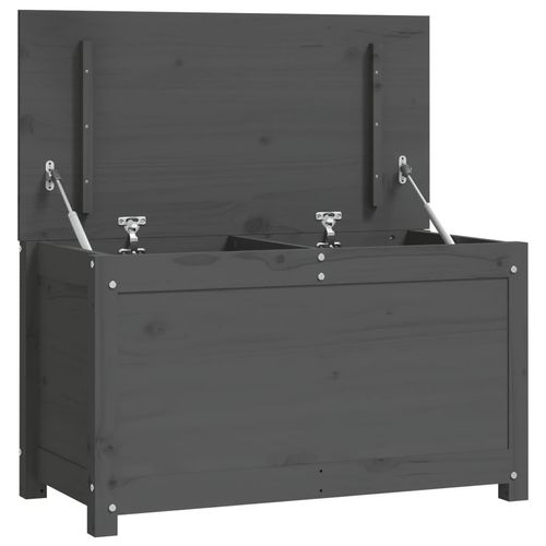 Prolenta Premium - Truhe Grau 80x40x45,5 cm Massivholz Kiefer