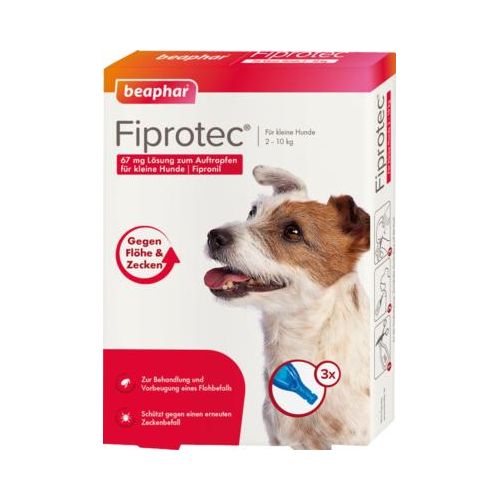 FIPROTEC 67 mg Lösung z.Auftr.f.kleine Hunde 3X0.67 ml