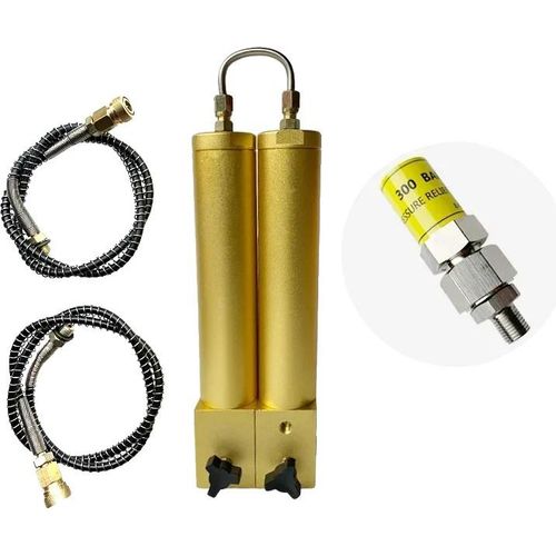 Hochdruckfilter, 300 BAR Betriebsdruck, Verbesserte Sicherheitsventil, L408mm Sicherheitsventil