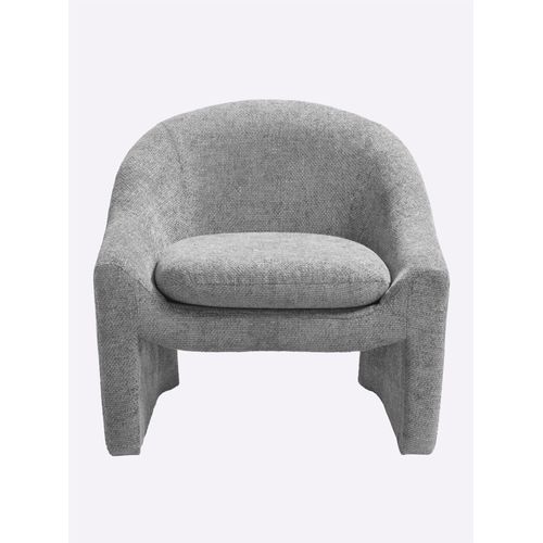 Sessel HEINE HOME, grau, B:77cm H:70cm T:77cm, 50% Polyester, 50% Spanplatte, Sessel