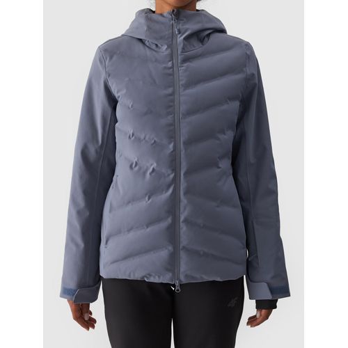 Skijacke 4F, Damen, Gr. XXL, blau, Steppware, Obermaterial: 100% Polyester. Futter: 100% Polyester. Wattierung: 100% Polyester, unifarben, sportlich, hoch geschlossener Ausschnitt, Langarm eingesetzt eingefasste Kante mit Klettverschluss, Jacken