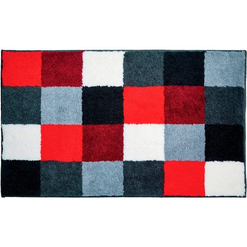 Badematte GRUND Gr. 4, rot, rechteckig (70cm x 120cm),, Badematten