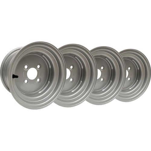 Satz von 4 - 6.00x10 Felge 4/100/60 silber