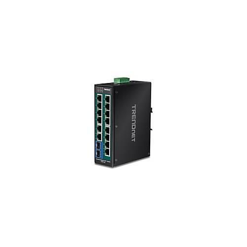TRENDnet TI-PG162 - Industrial - Switch - 16 Anschlüsse - unmanaged