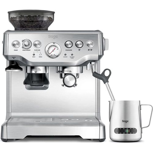Sage Espresso Maschine The Barista Express silber Siebträgermaschine