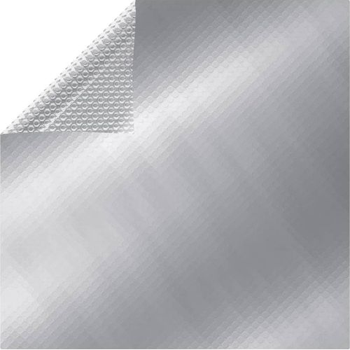 Poolabdeckung Silbern 732x366 cm PE
