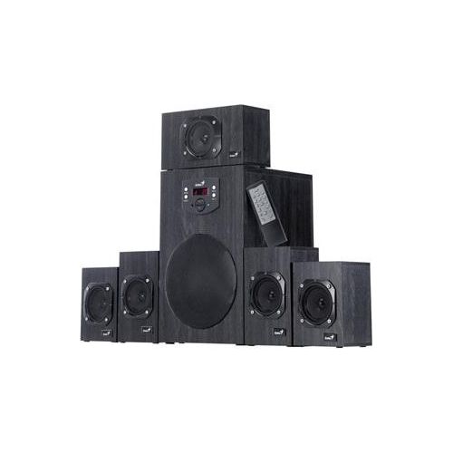 Genius SW-HF 5.1 4500 v2 Lautsprecher, 5.1, 125W, schwarz, Fernbedienung, Heimkino, 3.5mm Klinke, 40Hz20kHz
