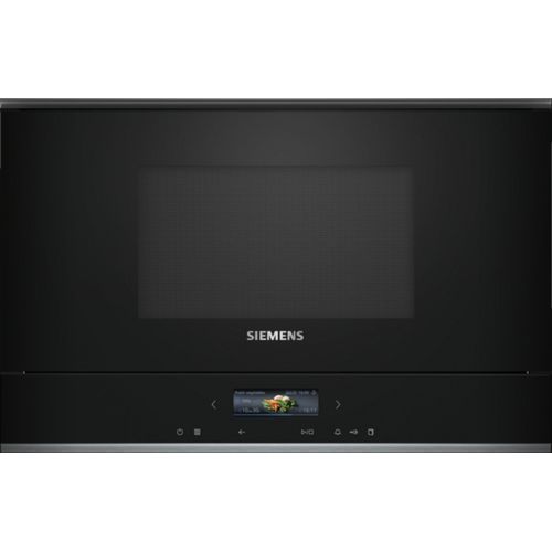 Siemens BE732L1B1, iQ700, Einbau-Mikrowelle, Schwarz, Edelstahl