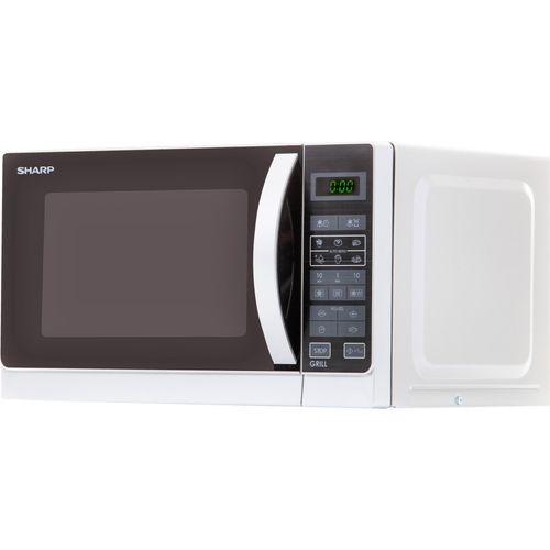 Mikrowelle mit Grill Weiß Schwarz 20 L 800 W 6 Automatikprogramme Sharp R642WW