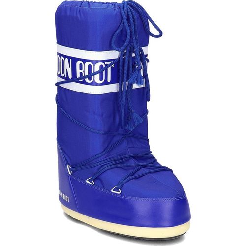 Moon Boot Icon Nylon Schneeschuhe Blau EU 35-38 Frau Blau EU 35-38