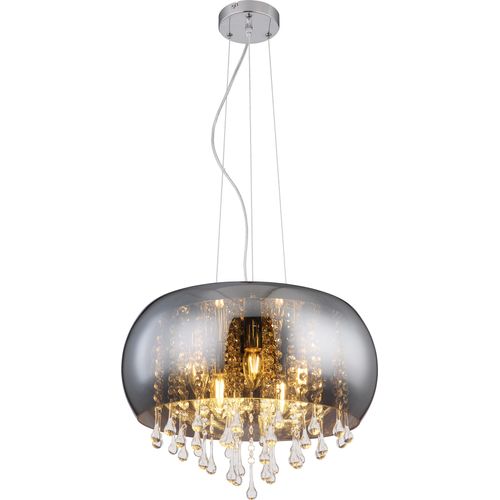 Globo Lighting Hängeleuchte Metall verchromt, 5x E14