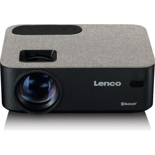 Lenco LPJ-700BKGY - LCD-Projektor mit Bluetooth® - Bis zu 400 cm Projektionsgröße - USB-Eingang - SD-Kartenleser