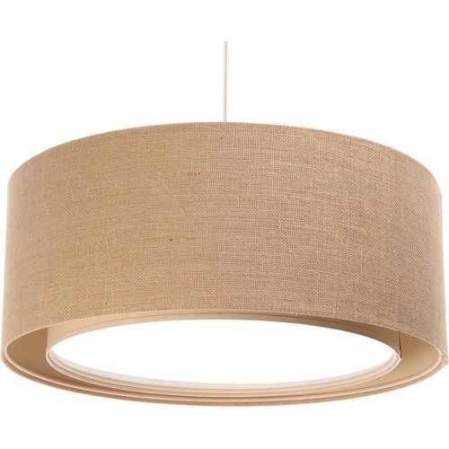 Hängeleuchte Boho weiss beige, creme 1XE27/60w H:102cm Ø:60cm dimmbar
