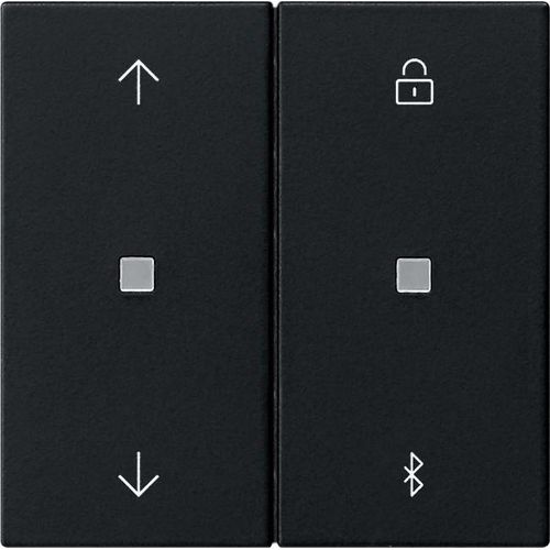 Gira S3000 Jal.-/Schaltuhr BT Pfeile System 55 Schwarz m 5367005