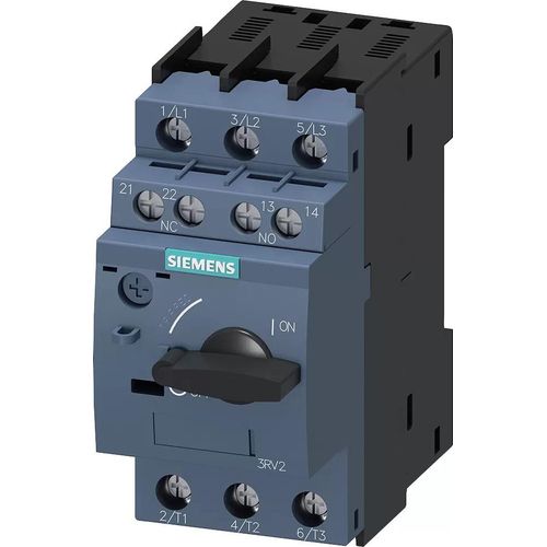 Siemens Leistungsschalter, S0, Motorschutz, Class 10, A-ausl. 17-22A, N-ausl. 286A 3RV20214CA15