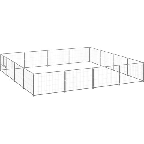 Hundezwinger Silbern 16 m² Stahl