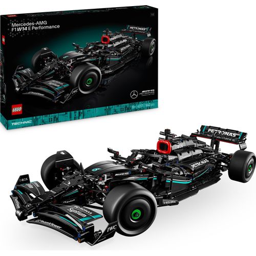 LEGO Technic Mercedes-AMG F1 W14 E Performance Set für Erwachsene, Maßstabsgetreuer Rennwagen-Modellbausatz, Sammlerstücke für Zuhause oder das Büro, Geschenke für Männer, Frauen, ihn oder sie 42171