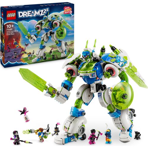 LEGO DREAMZzz 3-in-1 Mateo und Z-Blob der Ritter-Mech, Spielset zum Umbauen für Jungen und Mädchen ab 10 Jahren, Geschenk für Kinder, Fantasy-Set, Roboter in 3 Varianten, Abenteuer-Spielzeug 71485