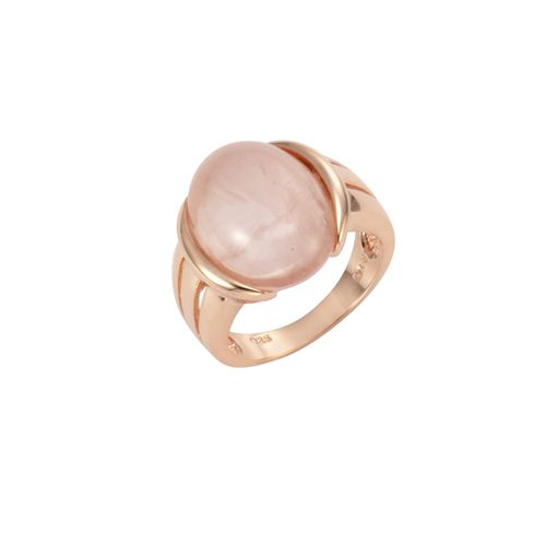 Zeeme Gemstones Ring 925 Sterling Silber Rosenquarz
