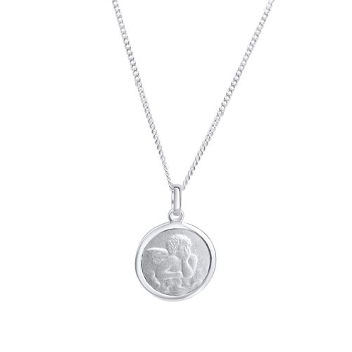 Zeeme for Kids Halskette Silber 925 Engel-Motiv 36/38cm