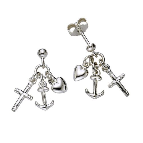 Zeeme for Kids Ohrringe 925 Sterling Silber beweglich