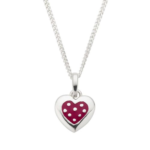 Zeeme for Kids Halskette 925 Sterling Silber Herz-Motiv
