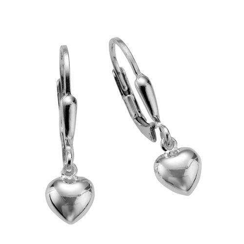 Zeeme for Kids Ohrringe 925 Sterling Silber Herz