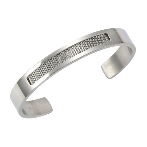 Zeeme Stainless Steel Armreif Edelstahl 10mm breit