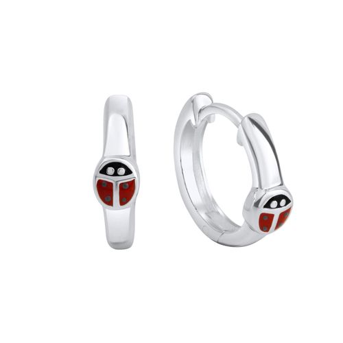 Zeeme for Kids Ohrringe 925 Sterling Silber Marienkäfer