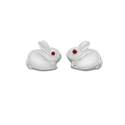 Zeeme for Kids Ohrringe Silber 925 Motiv Hase