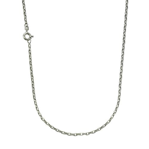 Zeeme Basic Halskette 925 Silber Ankerkette 45cm