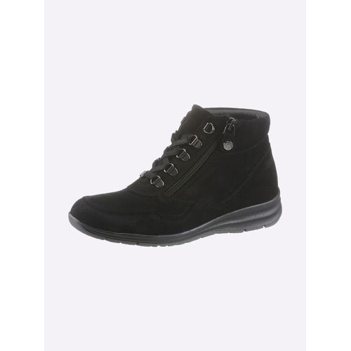 Stiefelette CASUAL LOOKS, Damen, Gr. 37, schwarz, Veloursleder, sportlich, Schuhe