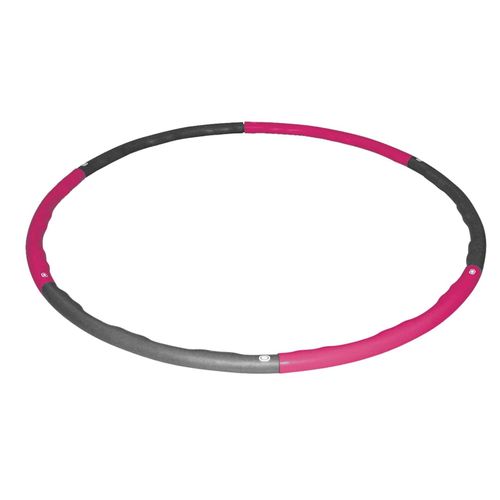 Hula Hop Reifen, 6-teilig, steckbar, pink