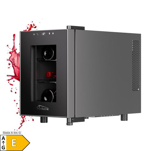 TroniTechnik® Weinkühlschrank Montpellier, Getränkekühlschrank, Minibar Weinkühler, 17 Liter, 6 Flaschen