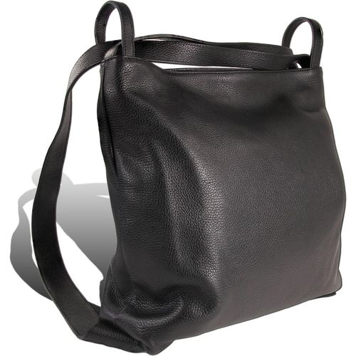Cityrucksack schwarz Toscanto Tasche Leder D2OTTM108SS
