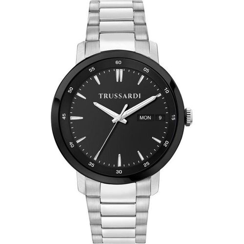 Herrenuhr Trussardi R2453147015 Schwarz Silberfarben (Ø 41 mm)