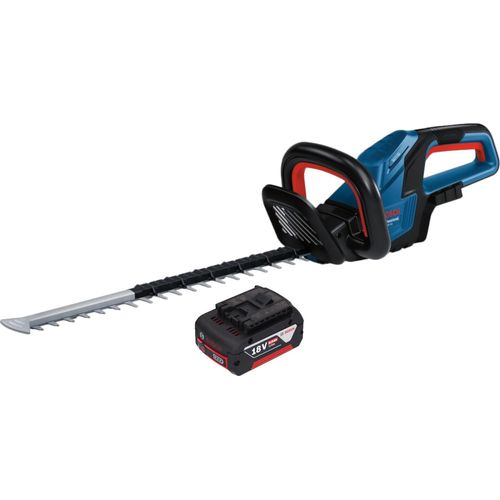 Bosch GHE 18V-50 Professional Akku Heckenschere 18 V 50 cm Brushless + 1x Akku 5,0 Ah - ohne Ladegerät